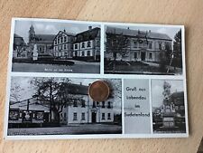 AK * LOBENDAU * SUDETENLAND * SCHULE * KIRCHE * DEUTSCHES HAUS *