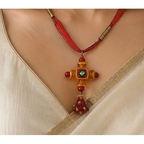 Lalo orna cross necklace - cross,