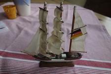Holzmodell Segelschiff, Fünfmaster, historisch