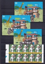 Belgian Belgisch Congo Kongo Belge Tim&Struppi 2001 Tintin Blocks MNH **
