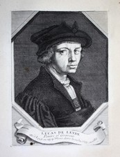 Lucas van Leyden painter engraver gravure Kupferstecher Kupferstich Portrait