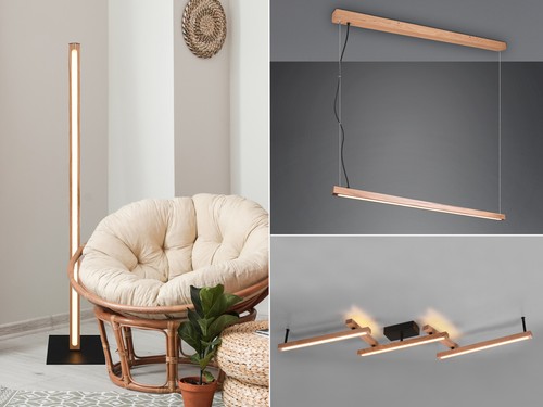 Moderne led hängelampen holz - hängelampen,