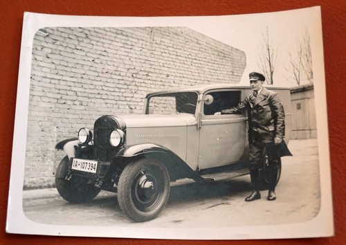 Altes privat foto - sw, opel
