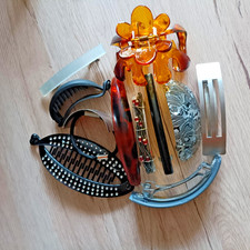 Haarschmuck-Konvolut  39teilig - Spangen/Klemmen/Reifen/Netze uvm. (Leipzig)