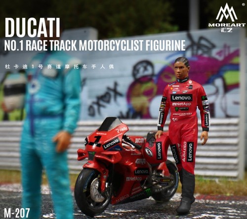 Ducati with figure - with,