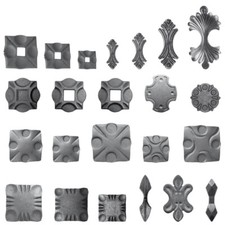 shivler Rosette Zierteil Eisen