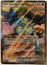 Pokemon Sandfell ex Full Art | Deutsch 228/182 Paradox Rift | Near Mint