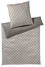 JOOP! Bettwäsche Cornflower Double 4083, Farbe Taupe 17, 135x200cm