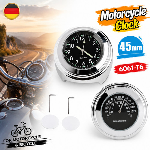 Motorrad lenkeruhr thermometer - lenkeruhr,