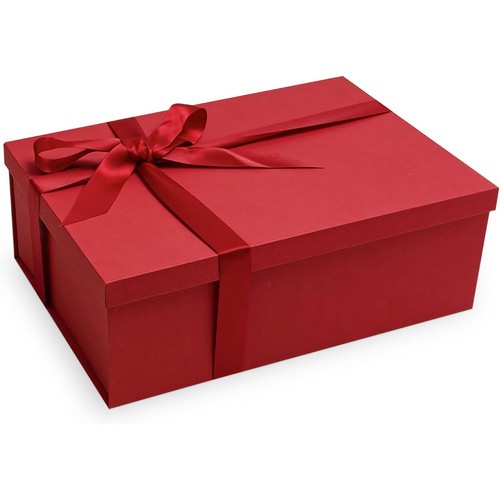Geschenkbox rot 32x22x11cm - geschenkbox,