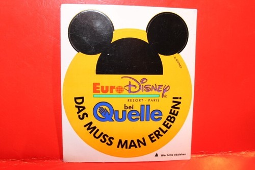 Aufkleber euro disney resort - disney,
