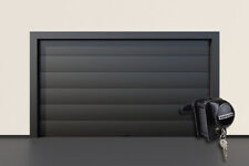 Schartec Sektionaltor Thermolux 40 Anthrazit 7016 M-Sicke Woodgrain Garagentor