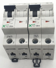 2x Moeller Xpole FAZ-C10/1N