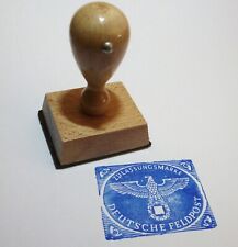 Stempel Wehrmacht Zulassungsmarke Post Dienst NfD Gummi Abnahme 2.WK WK WK WH x