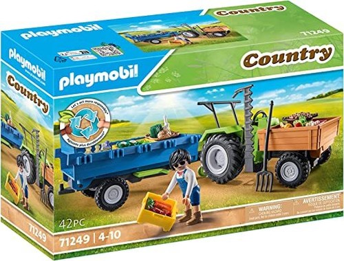 Playmobil 71249 traktor mit - playmobil,