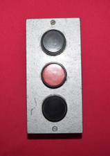 VEB Elektroschaltgeräte DDR  3-fach Druck- Schalter 6702.008   380V 6A  W3