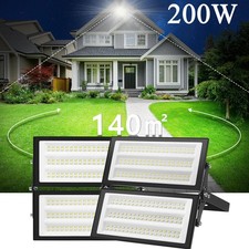 200W LED Fluter 140㎡ Scheinwerfer Flutlicht 20000LM Aussenstrahler Straßen Lampe