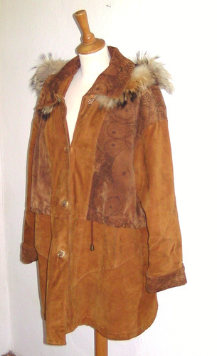 Damen leder jacke 44 - gr.,