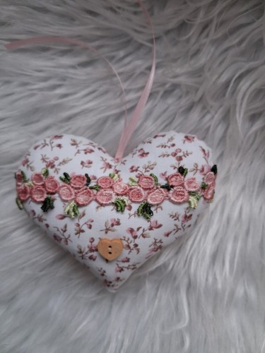 Rosen herz stoffherz hochzeit - herz,