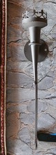 Mittelalterliche Fackel - Wandfackel Burgfackel Kerzenhalter Wand Lampe