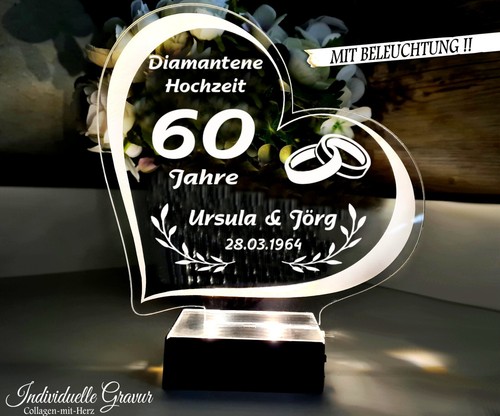 Geschenk diamantene hochzeit - diamantene,