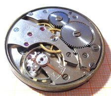 Antikes Taschenuhrwerk Dugena 234 Alpina 234 defekt Unruhe OK D = 43,8 mm C27