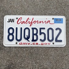 Original US Auto Kennzeichen Nummernschild USA 🇺🇸 California 