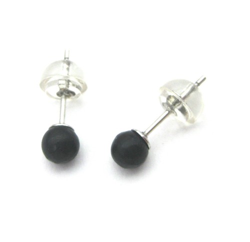 Ohrstecker schungit - ohrstecker,