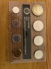 DDR KMS 1989 1 Pfennig- 5 Mark Brandenburger Tor, OVP im Blister - VEB Münze