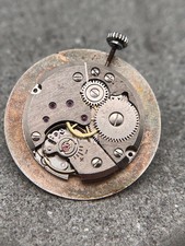 #1662 UHRWERK DUGENA 3803 HANDAUFZUG MECHANISM MOVEMENT LÄUFT AN