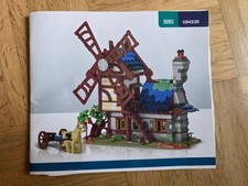 Klemmbausteinset Windmühle, 1824 Lego-kompatible Teile
