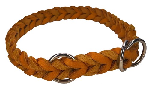 Hundehalsband fettleder - hundehalsband,