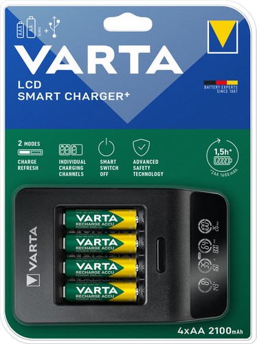Varta ladegerät 2100mah lcd - ladegerät,