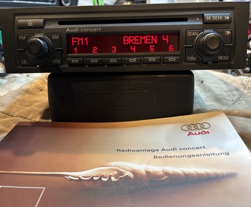 Org audi concert autoradio - audi, cd