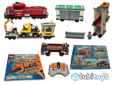 Lego® Eisenbahn RC PF TRAIN 3677 SET Güterzug Lok Waggon Station ENGINE WAG ZUG