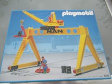 Playmobil 4210 Portalkran-Containerkran "MAN" für Eisenbahn mit OVP