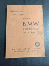 Original Ersatzteile Liste BMW 319 6 Zylinder Auto Oldtimer 1935 N24