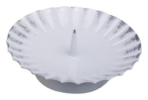 Kerzenleuchter weiß silber - kerzenleuchter, weiß/silber