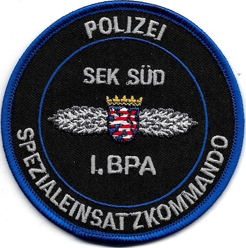 Sek süd polizei hessen - sek, patch