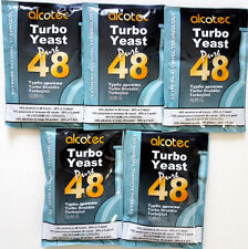 5x Turbohefe Alcotec Pure 48 Hausgemacht Schnapsbrennen  Vodka