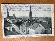 Alte Ansichtskarte 1916 Neu- Ulm Feldpost Weltkrieg 1,  Strassenansicht