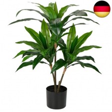 Große Pflanzen im Topf Künstliche Pflanzen Dracaena Fragans 90cm, Deko Pflanze Z