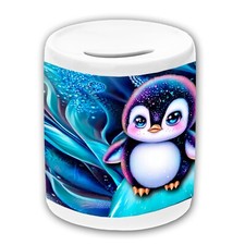 Spardose Kinder Pinguin mit