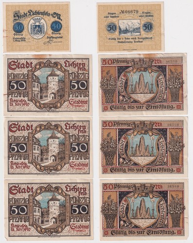 Pfennig banknoten - 50,