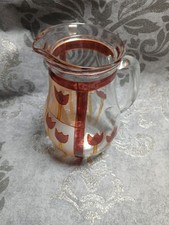 Alte Glaskaraffe Henkel Krug