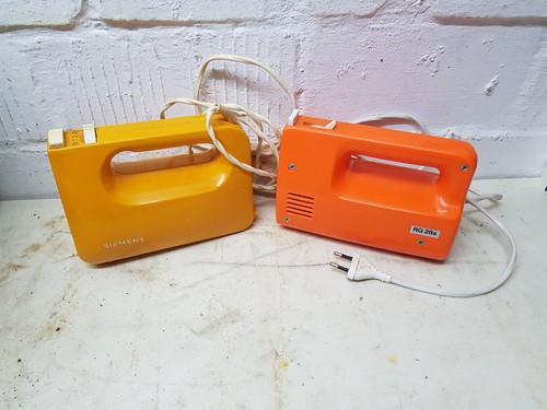 Handmixer 70er jahre orange - 2x,