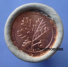 Deutschland BRD 2 Euro-Cent Rolle 50 x 2 Cent Euromünzen Hamburg J Auswahl