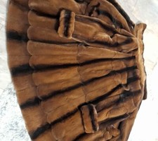 Geschorener Nerz Mantel (Braun), Größe  L/40-42, Neuwertig (Ausgelassen/Natur)