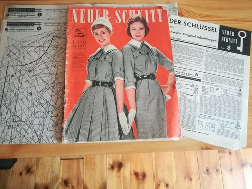 Vintage modezeitschrift 1960 - vintage, 8/1960