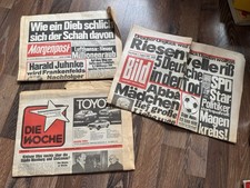 3 alte Zeitungen Bild Zeitung
